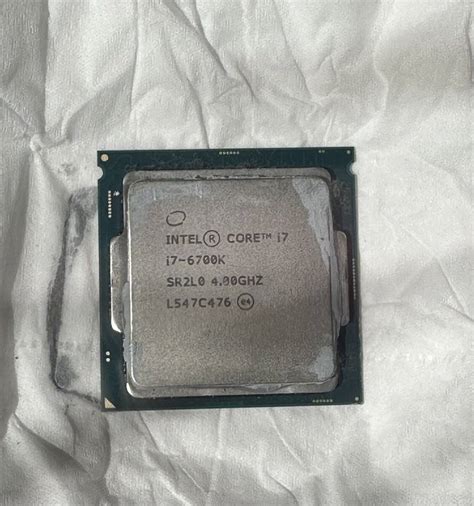 【傷や汚れあり】intel Core I7 6700k Cpu 動作未確認 ジャンクの落札情報詳細 ヤフオク落札価格検索 オークフリー