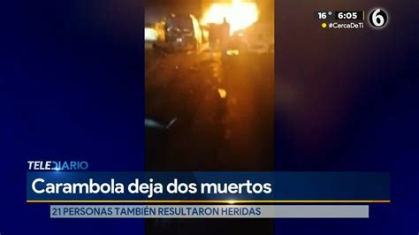 Carambola en la autopista México Querétaro Telediario México