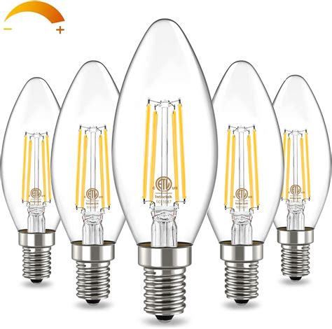 Volxon E Candelabra Bulb Watt Equivalent Led Chandelier Light