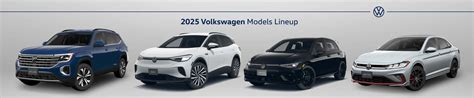 volkswagen models lineup