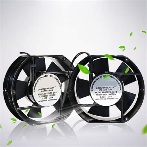 Axial Fan FP 108EX S1 B 220V 38W Dual Bearing Cooling Fan Oval