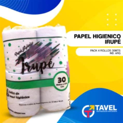 Papel Higienico Irup Rollos Tavel Distribuidor Mayorista