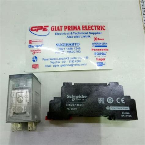 Jual Termurah Relay Rxm Lb Bd Vdc Schneider Soket Rxze M C Schneider