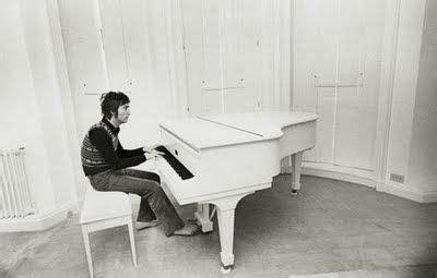 Tittenhurst Park: John Lennon playing piano in The White Room at Tittenhurst Park: 1971 | John ...