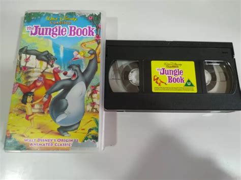 The Jungle Book Walt Disney Classics Vhs Tape Inglers T