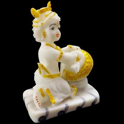 Makhan Chor Kanha Bal Krishna Murti Statue Figurine Height 20 Cm At Best Price In Meerut