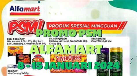 Promo PSM Alfamart Terbaru 8 15 Januari 2024 Produk Spesial