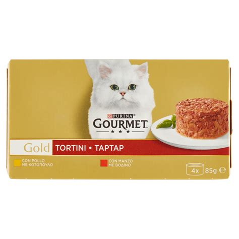 PURINA GOURMET Gold Tortini Pollo Manzo 4 X 85 G Carrefour