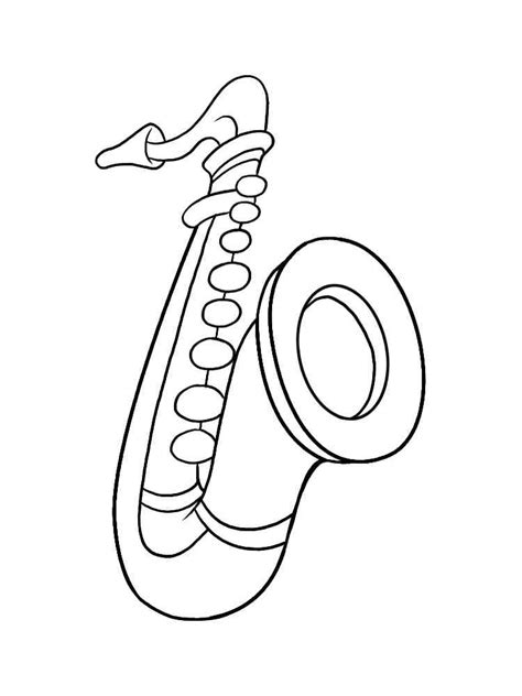 Saxophone Coloring Page Ultra Coloring Pages Porn Sex Picture