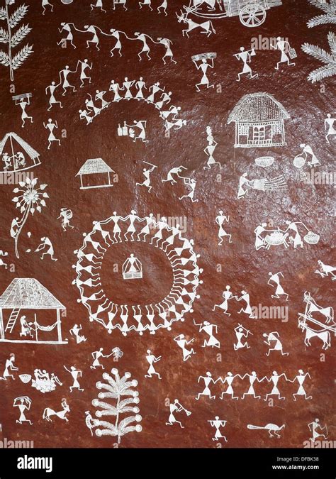 Warli Art Painting Hi Res Stock Photography And Images Alamy