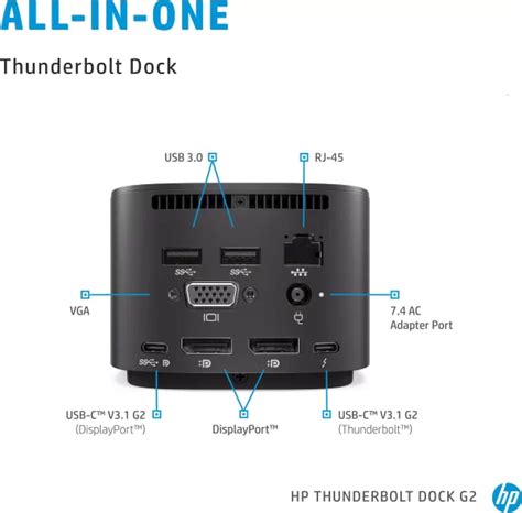 Station Daccueil Hp Thunderbolt W G Uk Aa Pcstoon