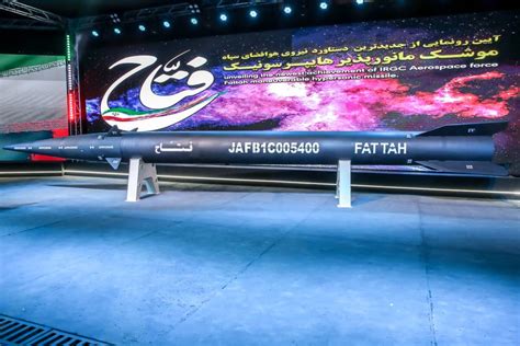 Iran Presents Nations First Hypersonic Ballistic Missile ‘fattah