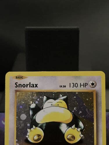 Pokemon Card Snorlax XY179 Holo Black Star Promo Rare Evolutions Played