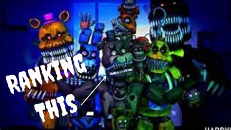 Ranking Every Fnaf Character Based On How Scary They Appear Idea Came