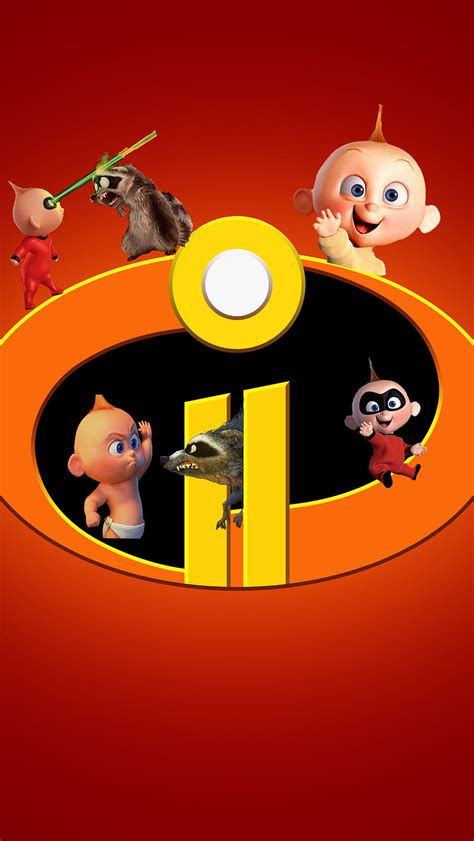 Jack Jacks Back Baby Disney Incredibles Racoon Wave Hd Phone