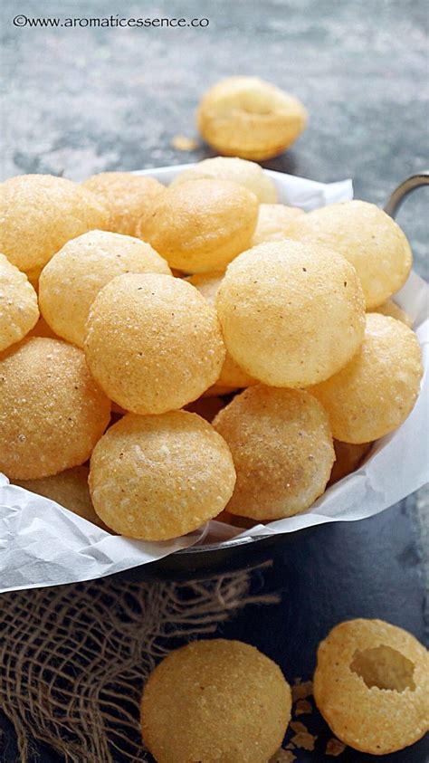 Puri Recipe for Pani Puri | How To Make Suji Golgappa - Aromatic Essence