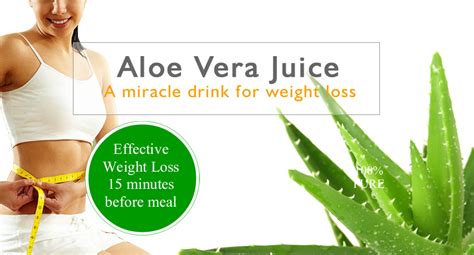 Aloe Vera Juice – A Miracle Drink For Weight Loss