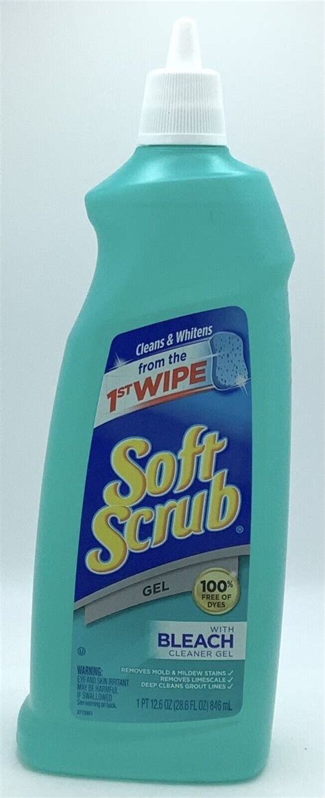 Soft Scrub Gel With Bleach Cleaner 28 6 Ounce For Sale Online Ebay