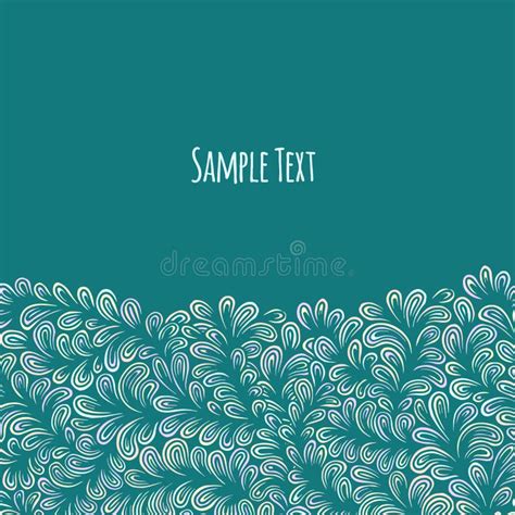 Hand Drawn Pattern Background Stock Vector Illustration Of Element