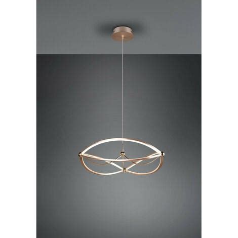 Trio Charivari Plafonnier Suspendu Led Moderne W Laiton Mat K