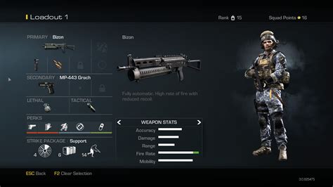 Bizon Submachine Gun Weapon Guide Call of Duty Ghosts Best Soldier ...