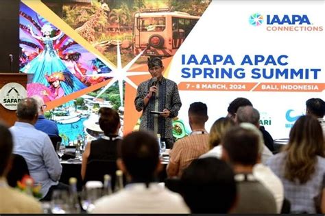 Hadiri IAAPA Asia Pacific Sandiaga Uno Berharap Target 4 4 Juta