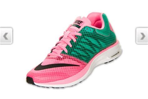 Nike Pink And Green Lunar Glide Green Sneakers Pink And Green Walk In