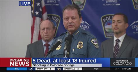 Watch the complete Colorado Springs mass shooting news conference - CBS ...
