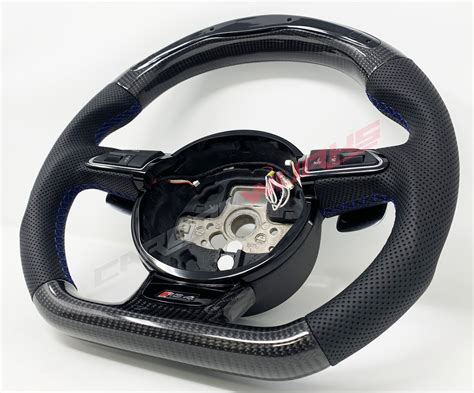 Audi Rs Rs Rs Sq Carbon Fibre Led Steering Wheel