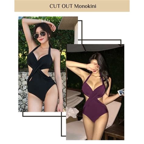 Jual Cut Out Bikini Set Bikini Korea Monokini Bikini Murah