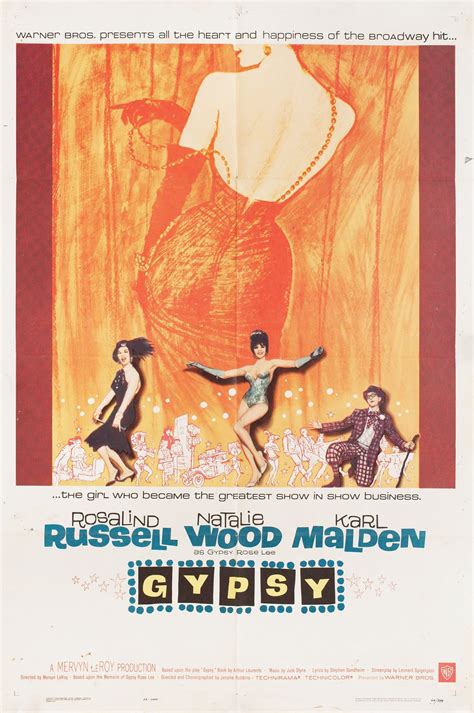 Gypsy Original 1962 U.S. One Sheet Movie Poster - Posteritati Movie Poster Gallery