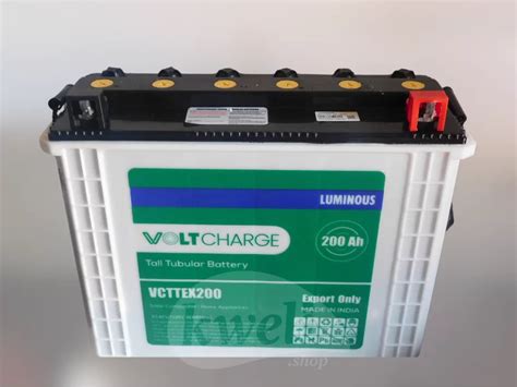 Buy New Luminous 200AH 12V Voltcharge Tubular Battery VCTTEX200 Low