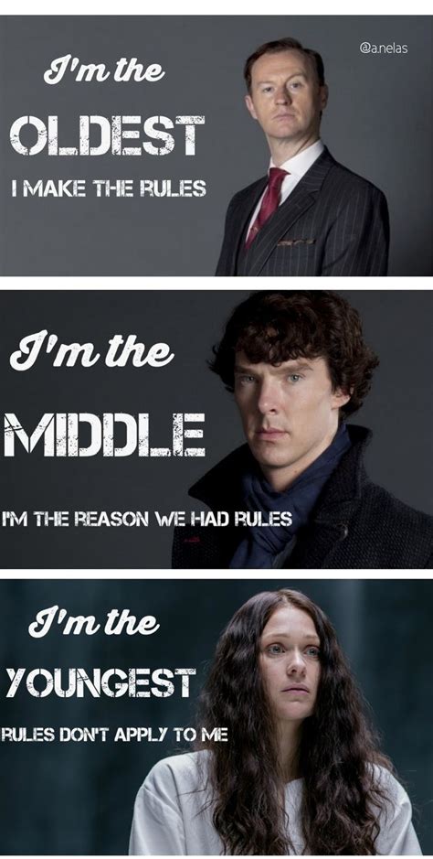 Sherlock Mycroft Eurus Holmes Sherlock Holmes Funny Mycroft Holmes