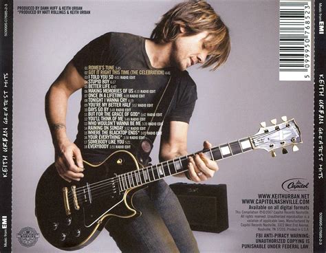 KEITH URBAN GREATEST HITS NEW CD 5099950768523 EBay