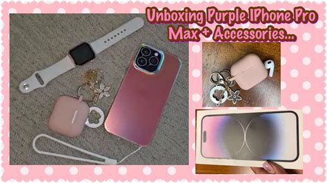 Unboxing Purple Iphone Pro Max 512gb And Apply Airpod 3rd Generation