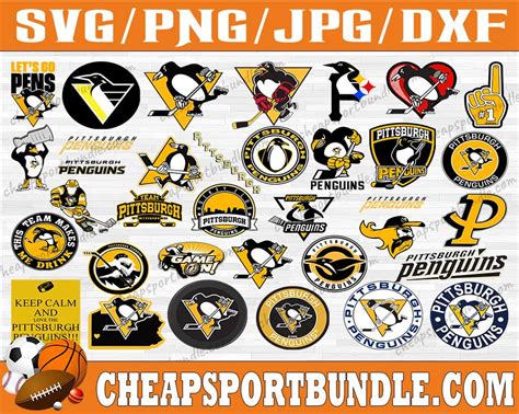 Bundle Files Pittsburgh Penguins Hockey Team Svg Pittsbu Inspire