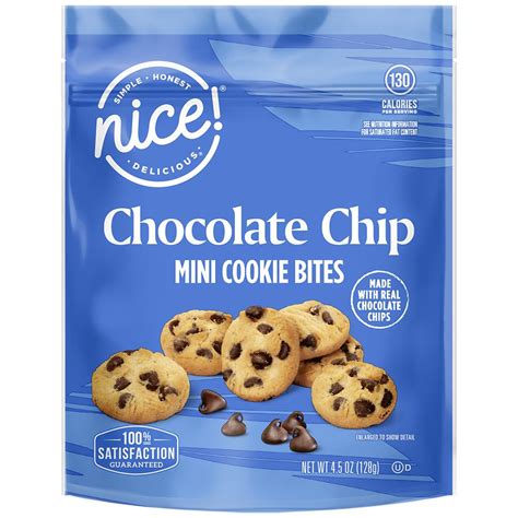 Nice Mini Cookie Bites Chocolate Chip Walgreens