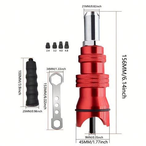 Upgrade Electric Rivet Gun 2 4mm 3 2mm 4 0mm 4 8mm Industrial Grade