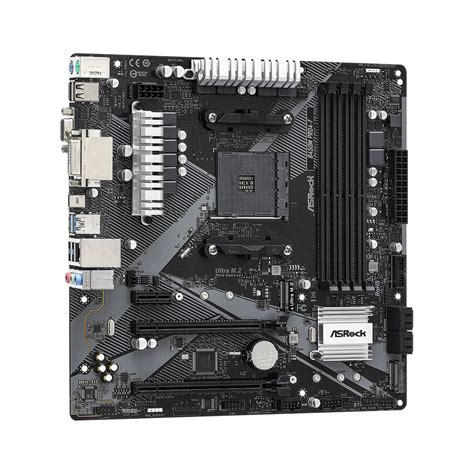 Asrock B450M Pro4 F R2 0 AM4 DDR4 Motherboard