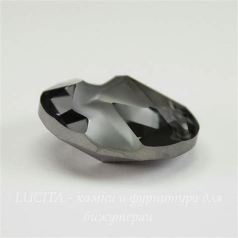 6911 Подвеска Сваровски Kaputt Oval Crystal Silver Night 26 мм Купить