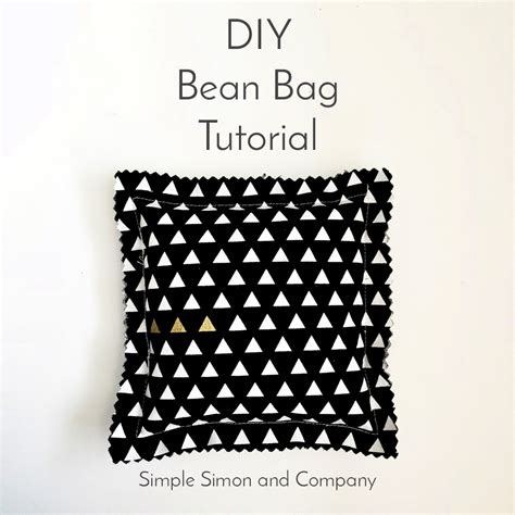 DIY Bean Bag Tutorial - Simple Simon and Company