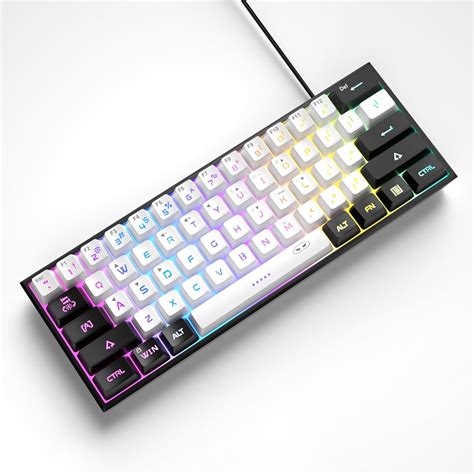 Amazon MageGee Mini 60 Gaming Keyboard RGB Backlit 61 Key Ultra