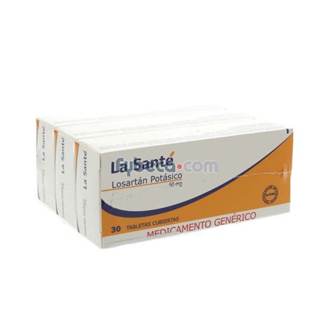 Losartán Potásico La Santé 50 Mg Paquete Fybeca