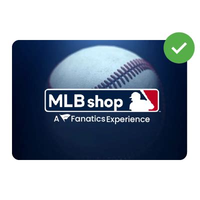 Buy MLB Shop Gift Cards Online - Email Delivery - MyGiftCardSupply