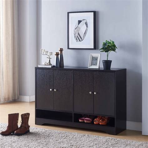 Latitude Run Pairs Cocoa Manufactured Wood Shoe Storage Cabinet