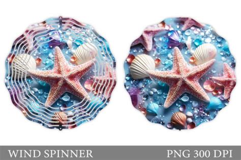 Starfish Wind Spinner Design Graphic By Shishkovaiv Creative Fabrica