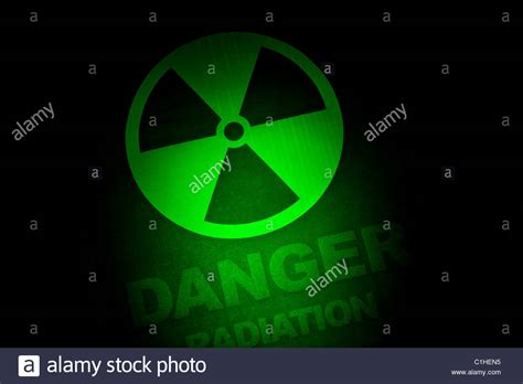 Radioactive Symbol Green