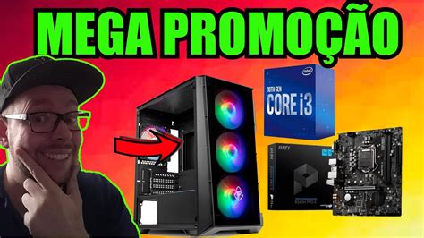 PC Gamer Barato Placa mãe MSI b560m PRO E Intel I3 10100F