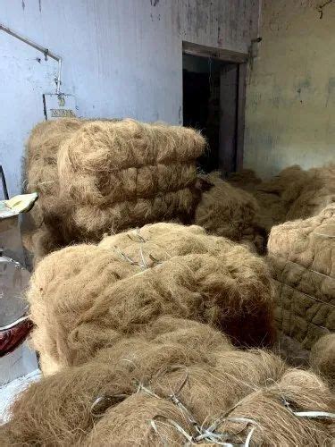 Brown White Coir Fibre Packaging Type Bundle Grade Recycled At Rs