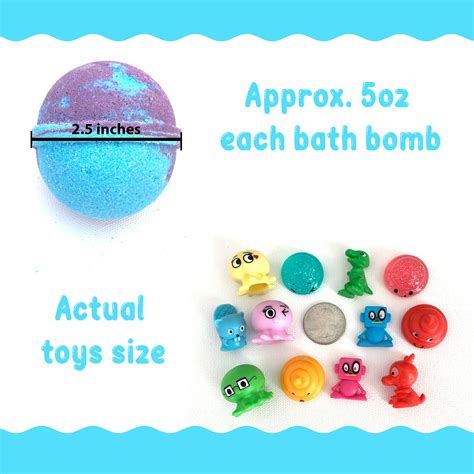 Kids Bath Bombs With Surprise Toys Inside, Bath Bombs for Kids With ...